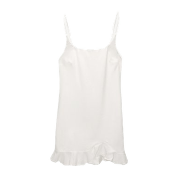 White bodycon dress