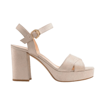beige platform korkokengät