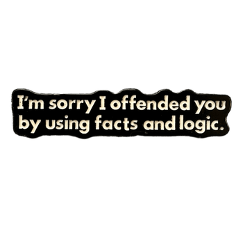 Quote enamel pin