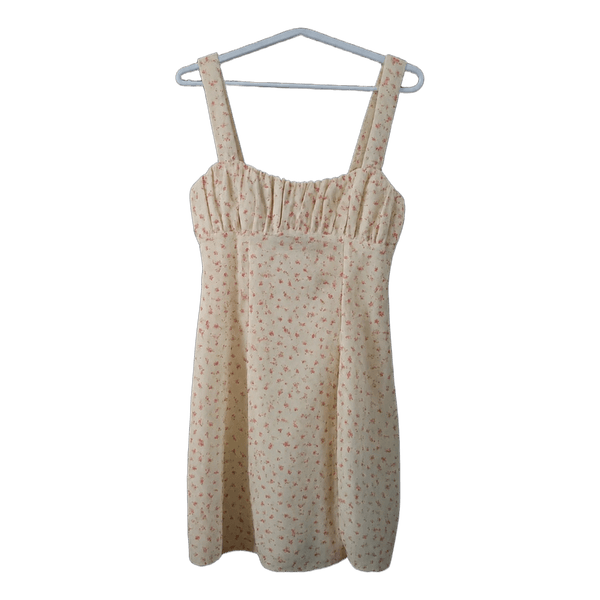Floral print mini dress