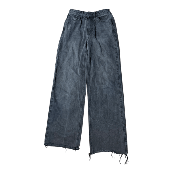 Black wide leg jeans