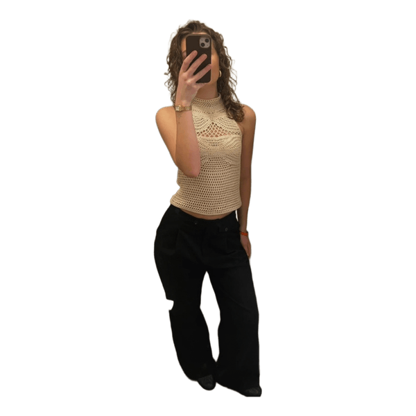 The garment top