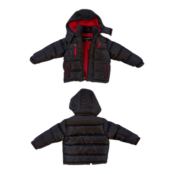 Black puffer jacket
