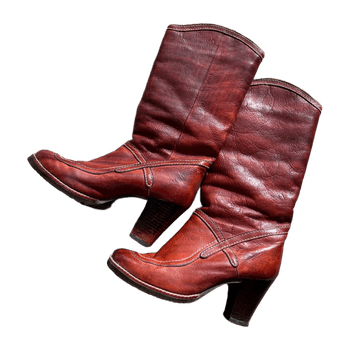 Vintage leather boots 37