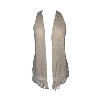 beige hihaton neuleliivi