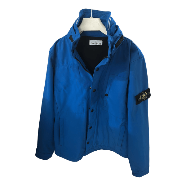 Blå Stone Island softshelljakke original
