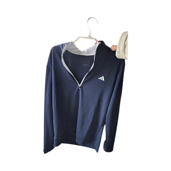 Adidas Navy quarter-zip pullover