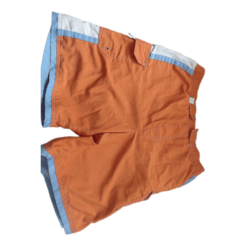 Orange swim shorts