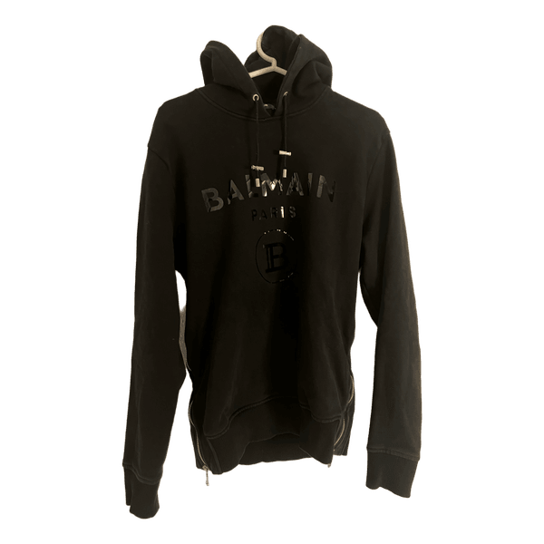 Balmain Hoodie with Side Zippers - Almost New Condition