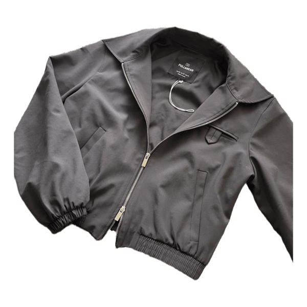Pull&Bear Grey bomber jacket