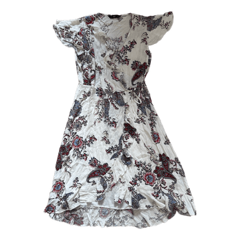 Floral wrap dress