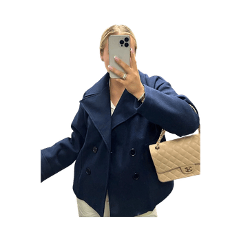 Original Navy Ginalli Coat