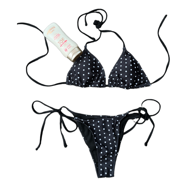 Polka dot bikini set