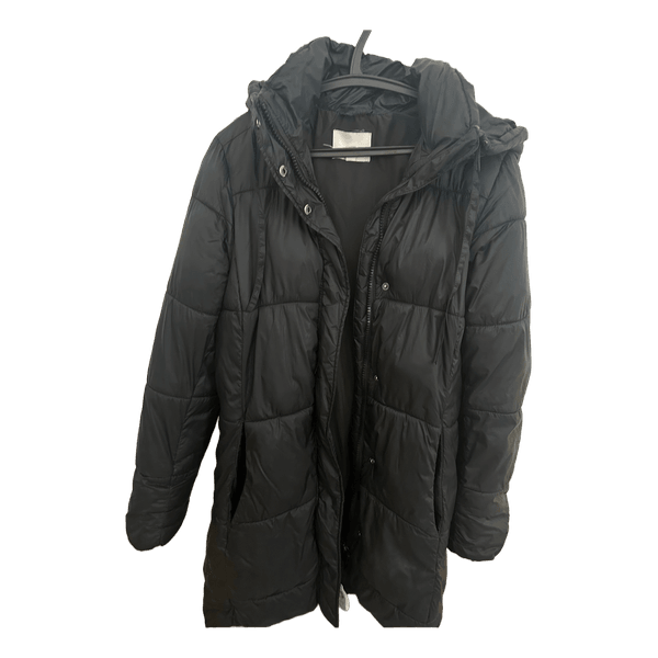 Black padded jacket