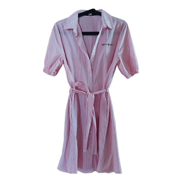 Karl Lagerfeld pink dress
