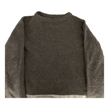 Harmaan ruskea  neulepaita