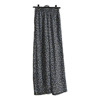 Floral print trousers