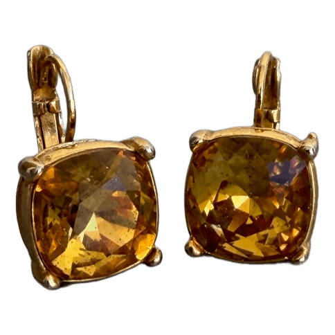 Kenneth Jay Lane citrine earrings