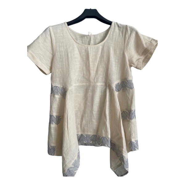 Rhum Raisin patterned top