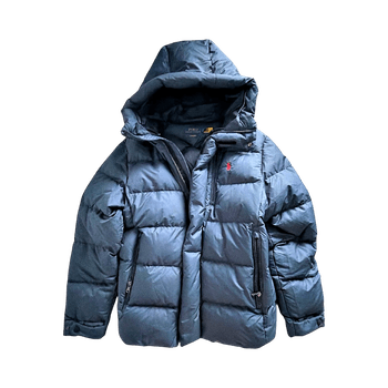 Navy puffer jacket