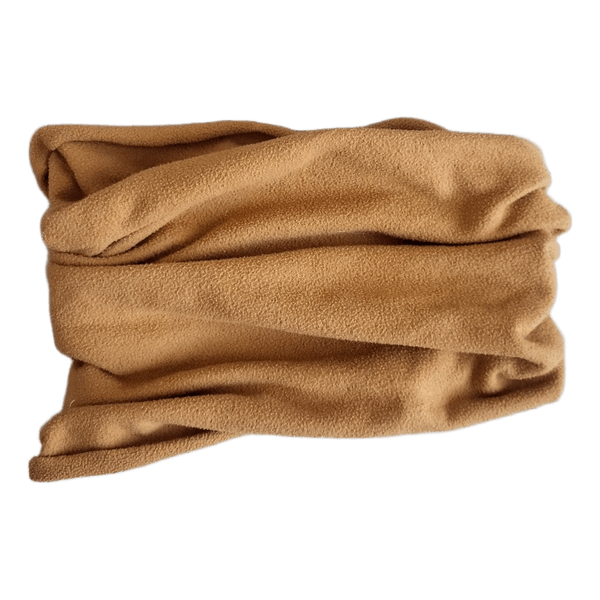 Mustard fleece scarf