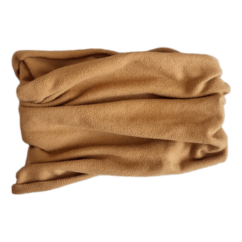 Mustard fleece scarf