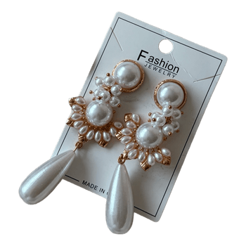 Pearl drop earrings