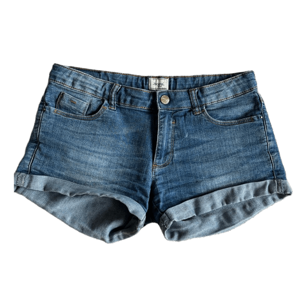 Low waist farkkushortsit