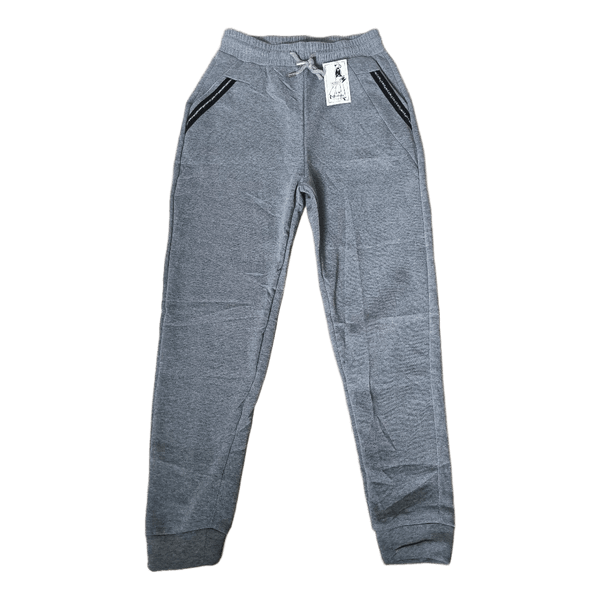 Grey jogger sweatpants