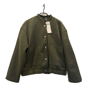 Khaki bomber jacket
