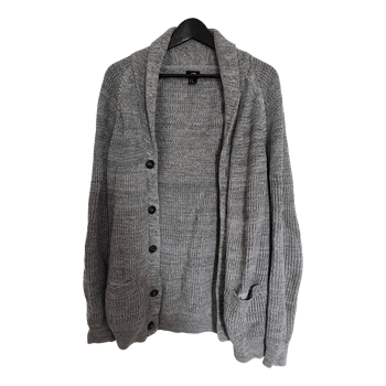 H&M harmaa neuletakki