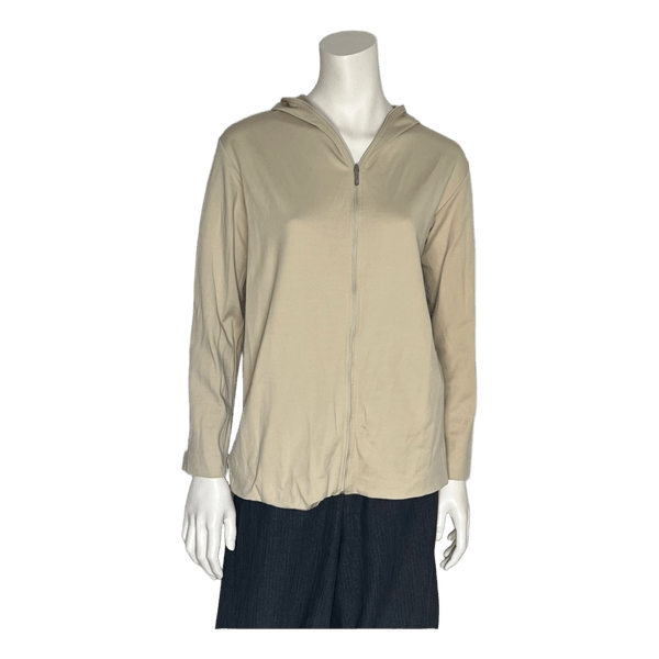 Max Mara zip-up hooded jacket