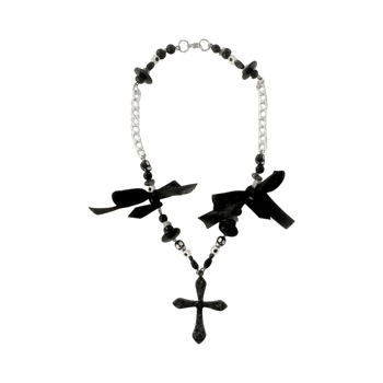 Risti-kaulakoru nauhoilla