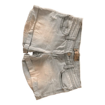 Light wash shorts