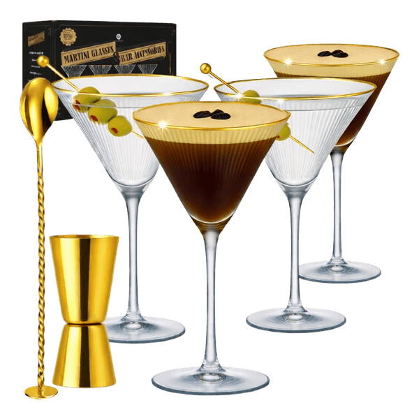 Vemacity martini glasses set