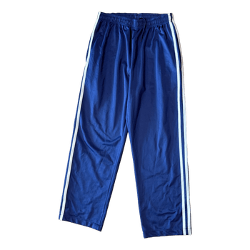 Blue striped track pants