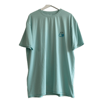 Quiksilver Heritage Heather UPF 50 Surf T-Shirt Men’s XL Mint Green