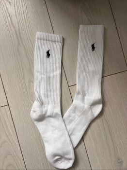 White Polo Ralph Lauren socks