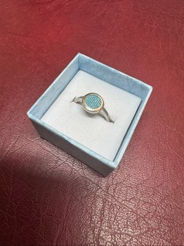 New 925 Sterling Silver "Boho-Chic" Ring | Size 16.9 | NOS