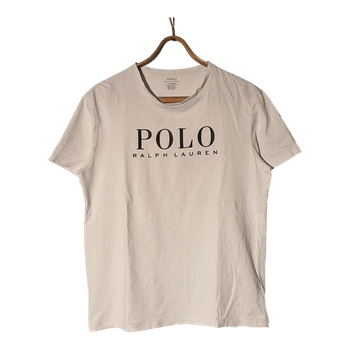 👕 Polo Ralph Lauren Logo T-Shirt – White (Slim Fit, Size L)