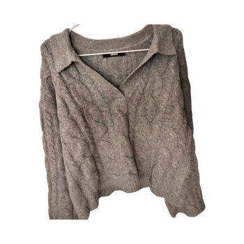 Bikbok Harmaa neulepaita, S