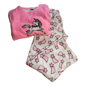 Pink unicorn pajama set