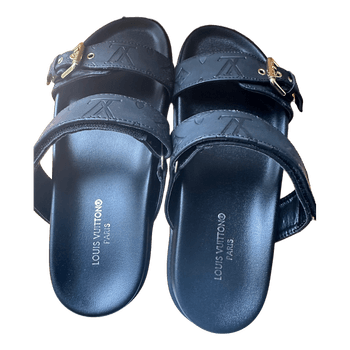Louis Vuitton black sandals
