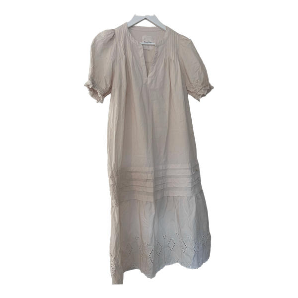 Beige pitkä mekko