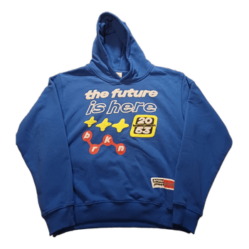 Blue Broken Planet hoodie