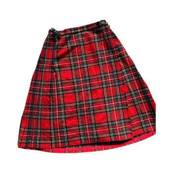 Punainen ruudullinen skottihame M