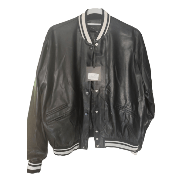 Lumina faux leather bomber