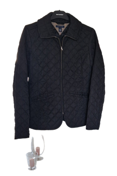 Tommy Hilfiger musta tikkitakki, S 