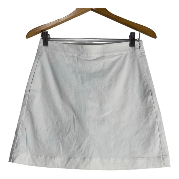 J.Crew White Mini Skort Skirt Size 0 XXS XS Sporty Stretch Tennis Golf Chic