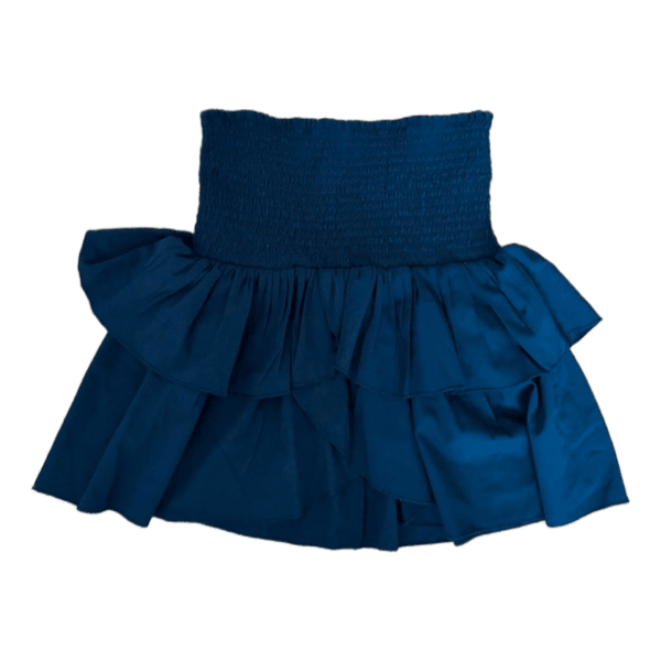 Blue mini skirt
